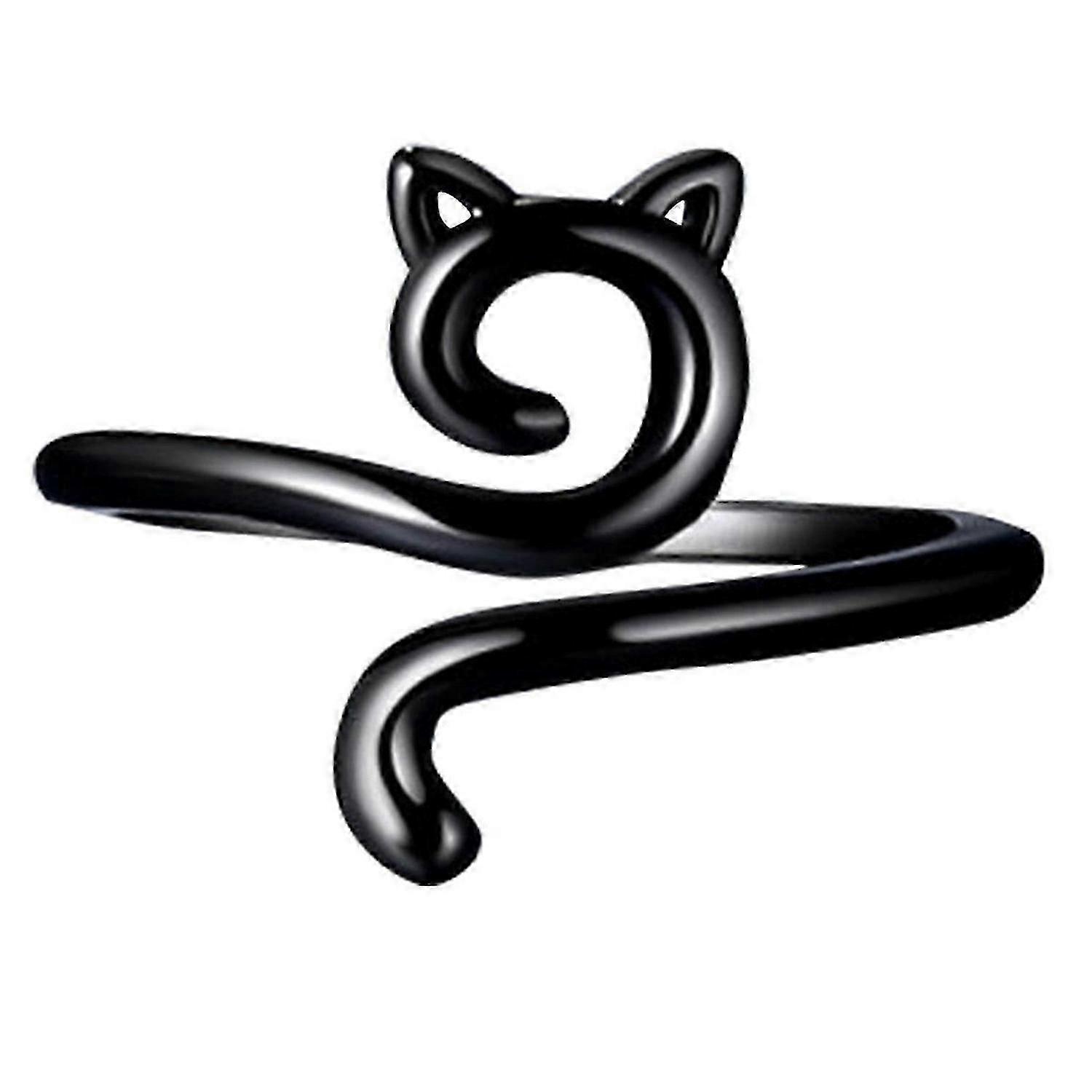 30PCS Crochet Ring for Finger Yarn Adjustable Knitting Loop Cat Ears