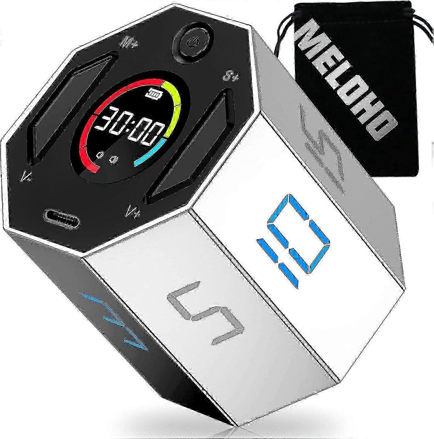 2025 Newest Pomodoro Technique Timer, Magnetic Visual Timer with Flip Countdown