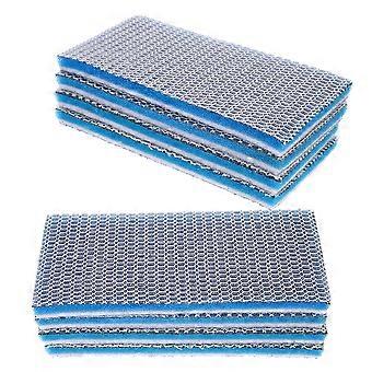 Blue Filtering Cotton Fish Tank Filter Pad for Aquarium 8Pcs Set