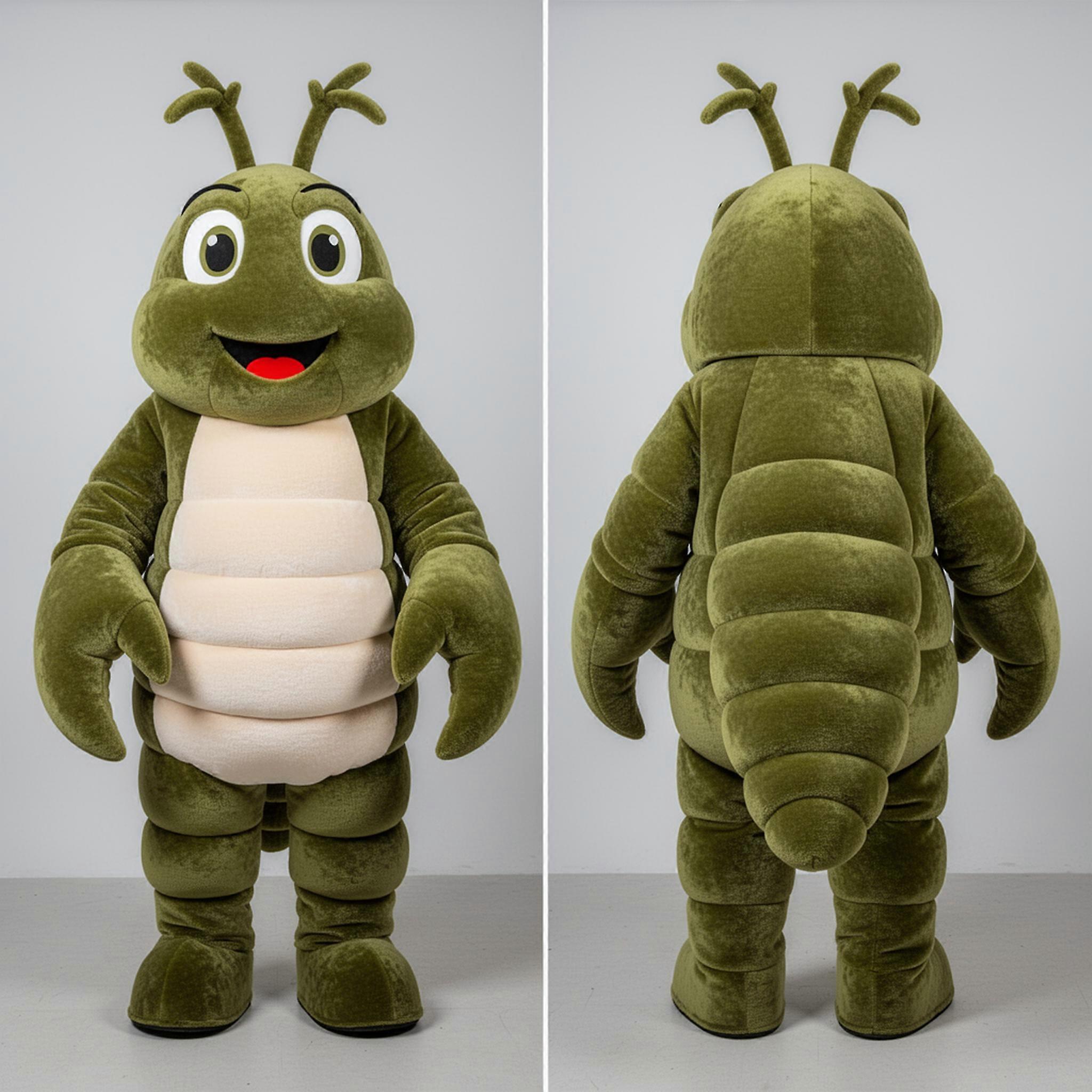 MASTICOT Olive Cartoon Lobster Mascot