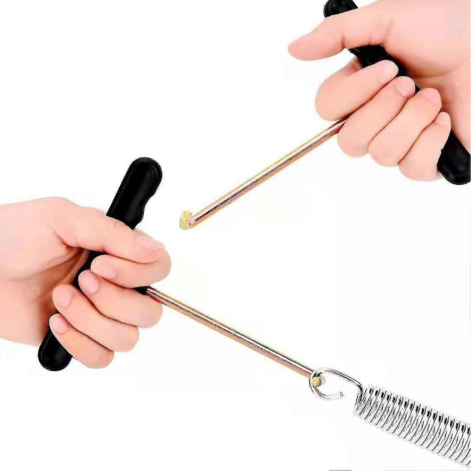 Camping Trampoline Spring Puller T-Hook Labor-saving Iron Essential Tool