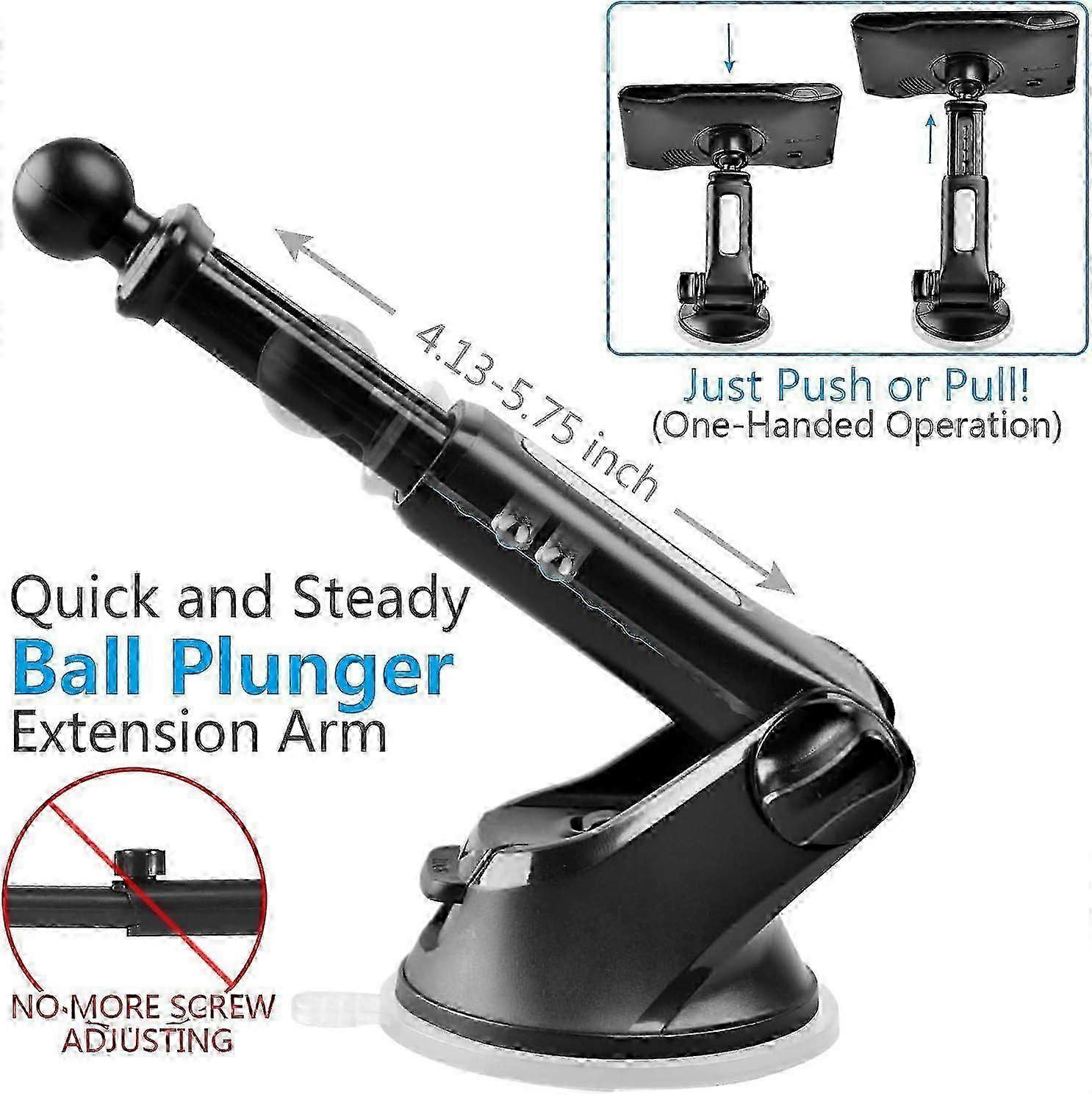 GPS Suction Cup Mount for Garmin [Quick Extension Arm]