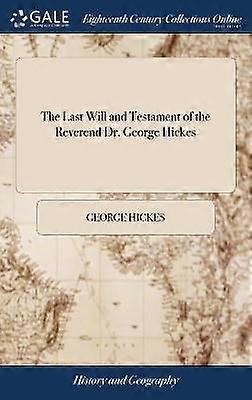 Testamentul reverendului Dr. George Hickes