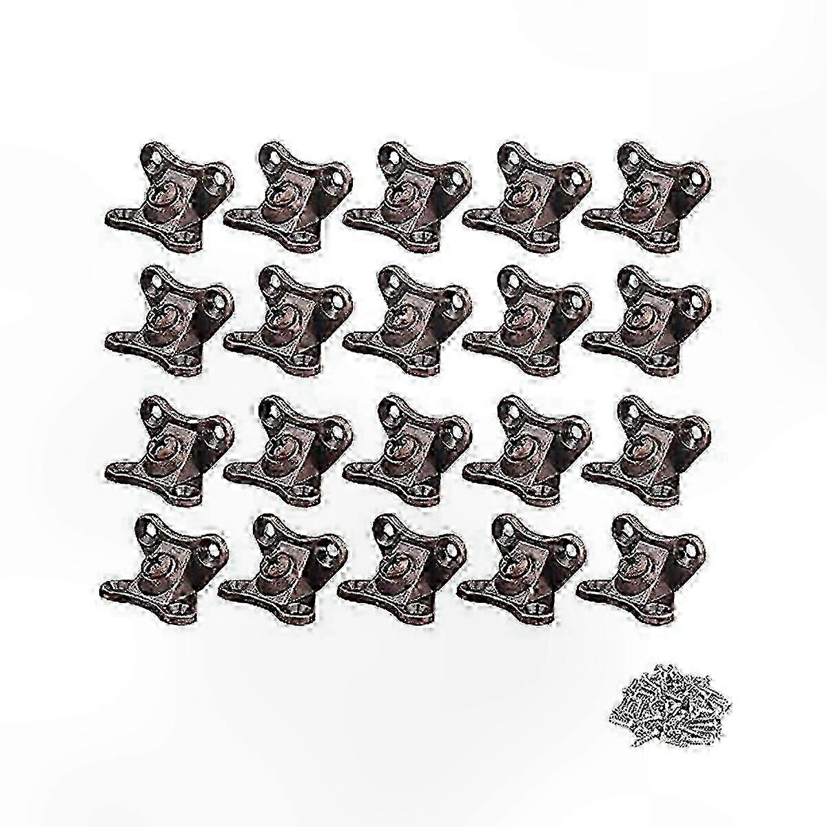Adjustable Corner Code with Butterfly Design, Includes Angle Brackets & Heavy Duty Shelf Brackets compatible with L-Shaped Specifications