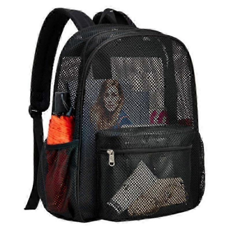 Tear-Resistant Mesh Double-Shoulder Beach Pack