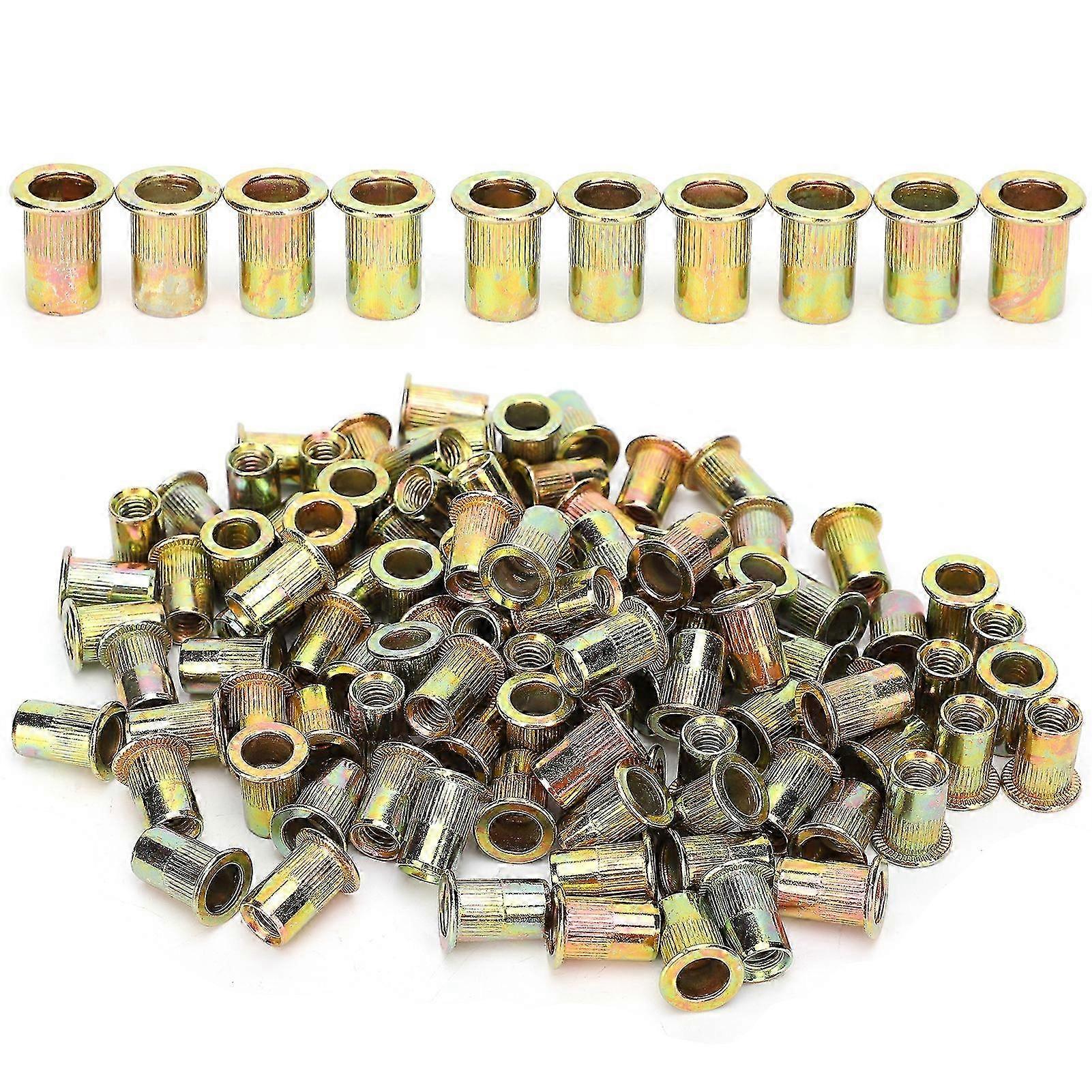 200pcs M6 Zinc-Coated Rivet Nut Kit