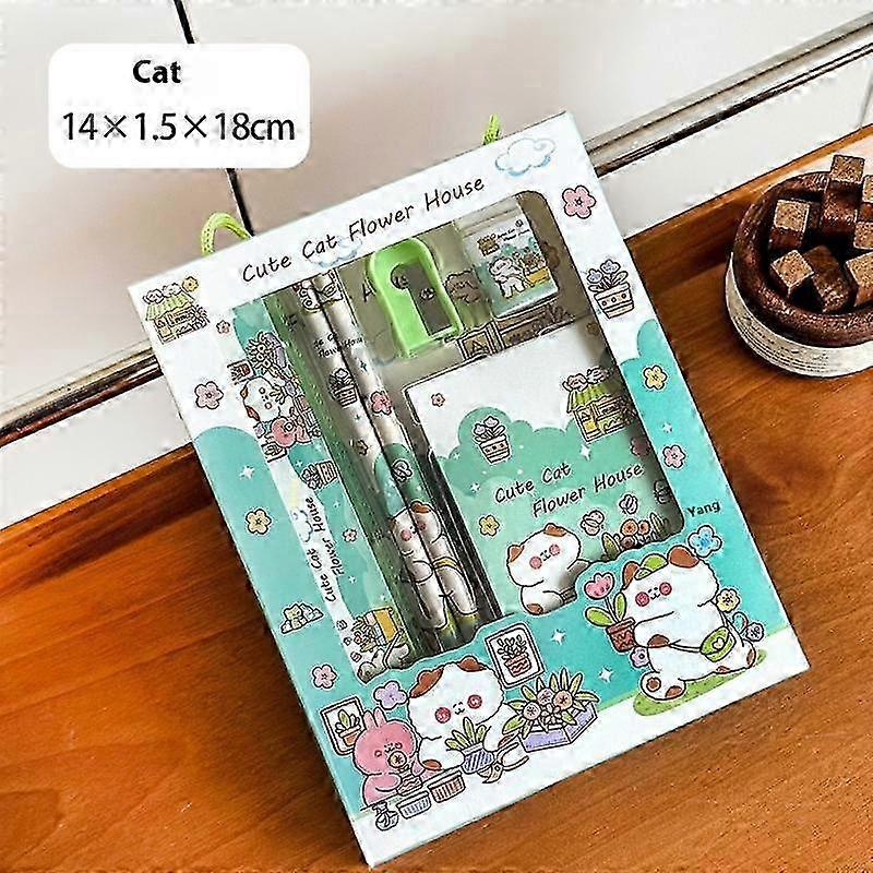 Kawaii Capybara 6Pcs School Stationery