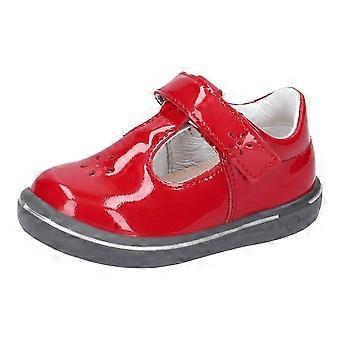 Kids Ricosta Winona Tbar Shoe In Rot Lack - Patent Red