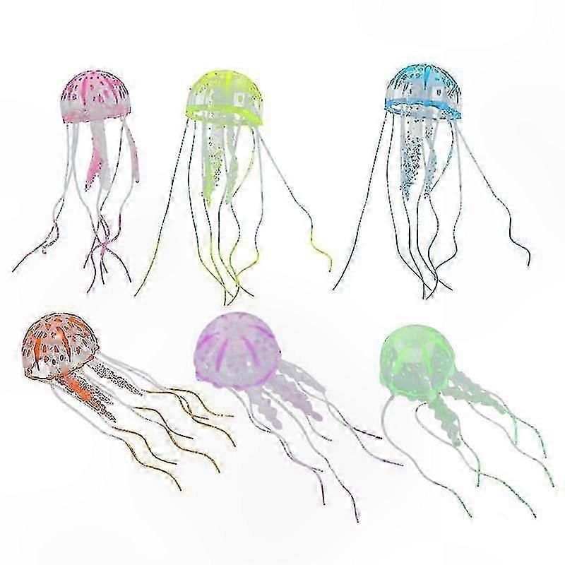 6-pack Aquarium Jellyfish DecorationsJJ