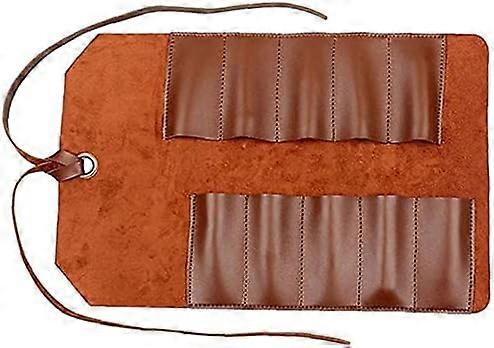 Full Grain Leather Tool Roll Compact Nautical
