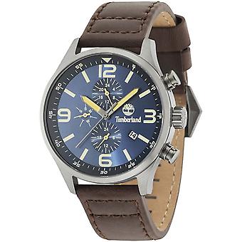 Timberland rutherford reloj para Hombre Analógico de Cuarzo con brazalete de Piel de vaca 15266JSU-03