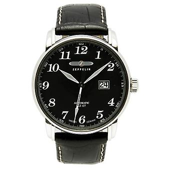 Count Automatic Analog Man Watch with Cowhide Bracelet 7652-2