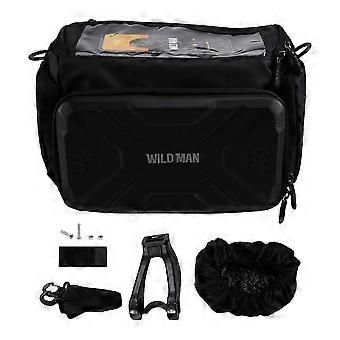 GS6 Bicycle Bag EVA Hard Shell Waterproof Touch Screen High Capacity Front Tube Frame Mountain Bike