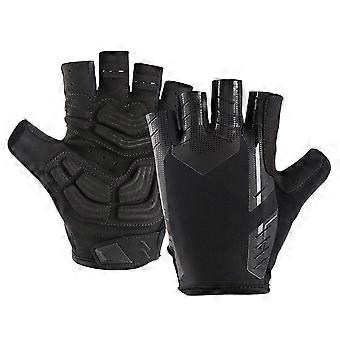 Gloves for Training Sports Half Finger Gloves for Hand Wearing Black