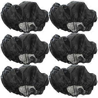 Black Thick Disposable Shoe Covers for Home Use 100Pcs Non Woven Breathable