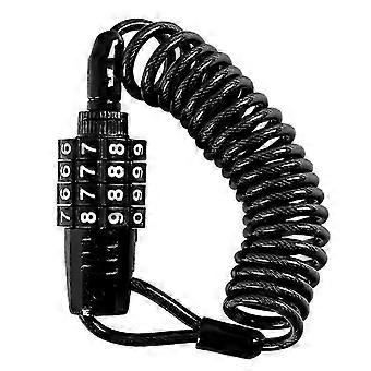 Portable 4-Digit Combination Cable Lock Bike Anti-Theft Chain Helmets Lock-SSZFV