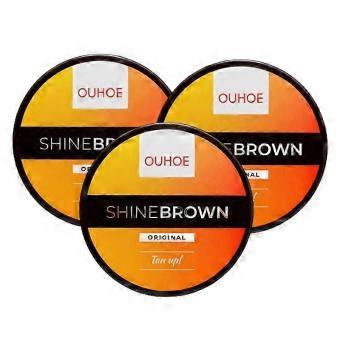 3pcs Tanning Cream Face Body Long Lasting Bronzer Skin Tanner Suntan Protect Radiation Nourishing Natural Self-Tanning Lotion