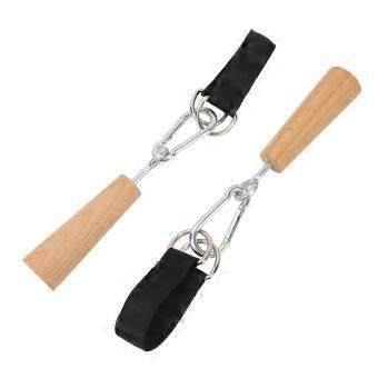 Houten optrekgrepen voor krachttraining en boulderen, fitnessaccessoires