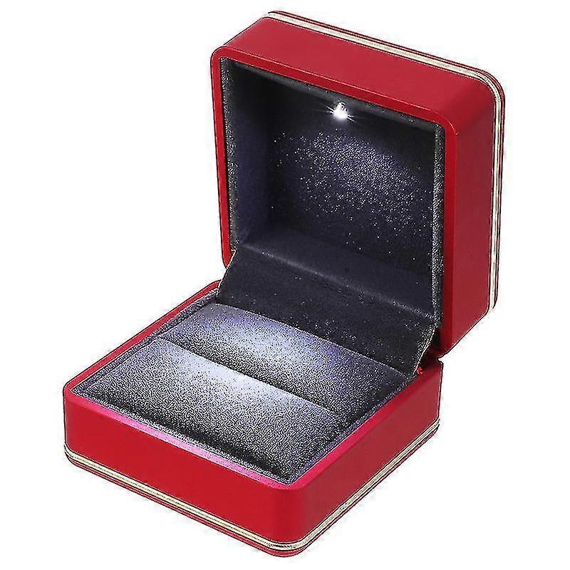 1pcs Led Lighting Jewelry Case-brnv