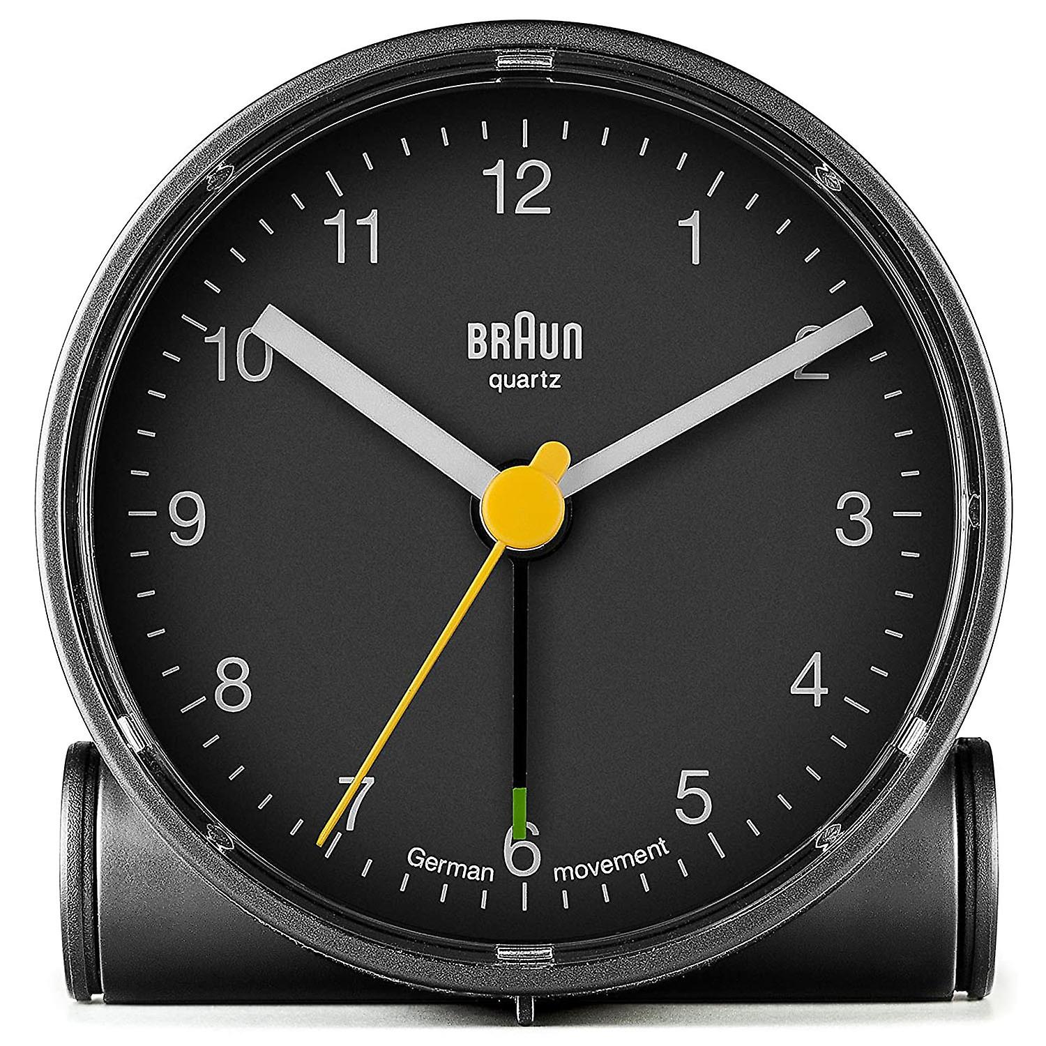Braun Clock Analog Quartz Alarm Clocks BNC001BKBK