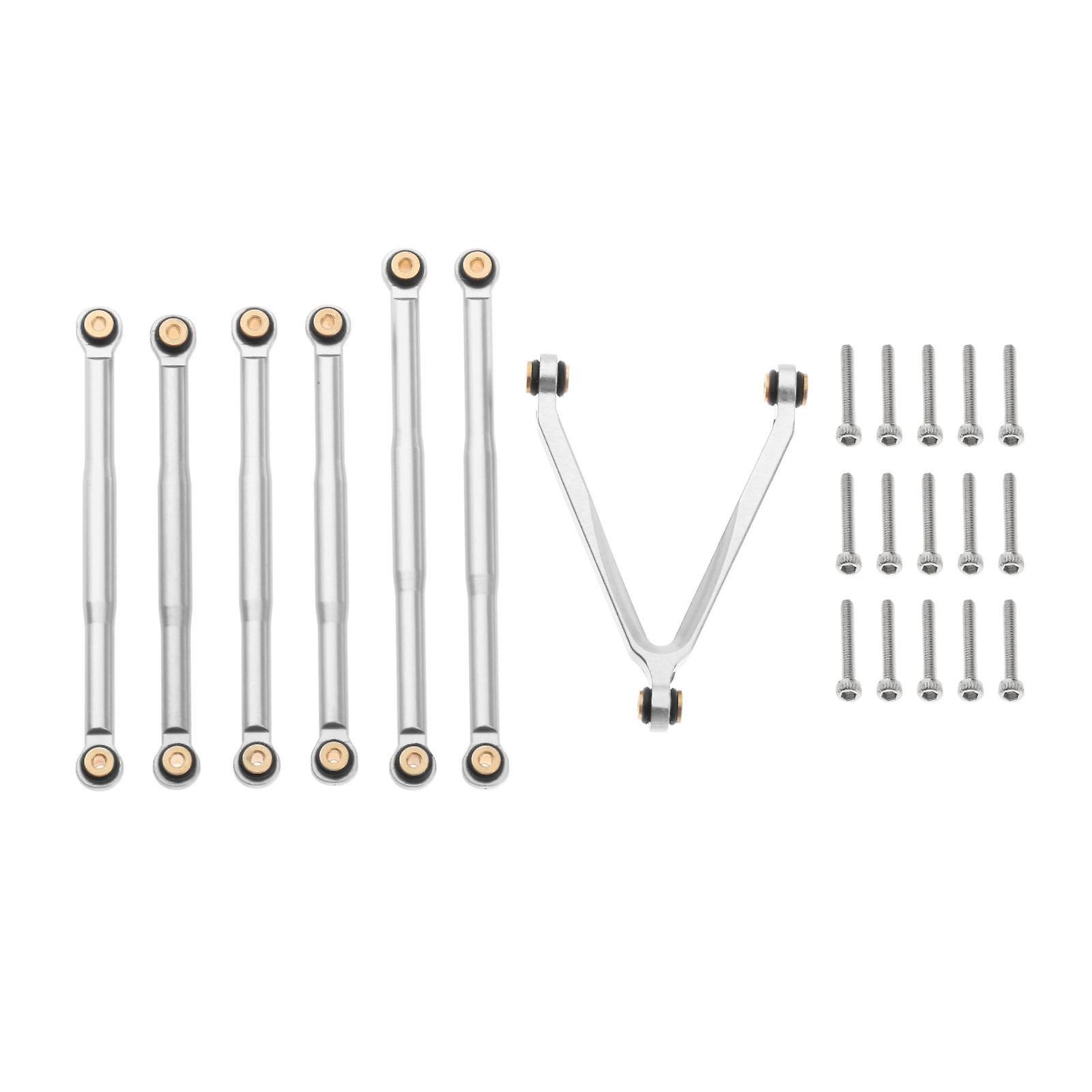 Aluminum Link Set For Axial Scx24 Axi90081 1:24 Scale Buggy Cars Blue