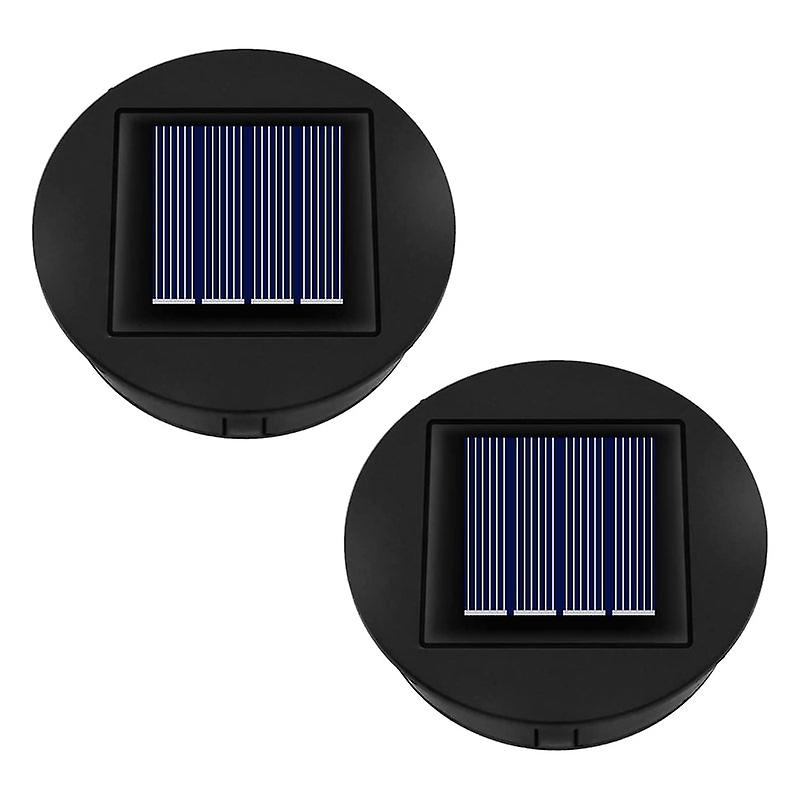 2Pcs Solar Light Replacement Top Unit 8cm,replacement Solar Panels,for Outside Garden Lantern Solar Lamp