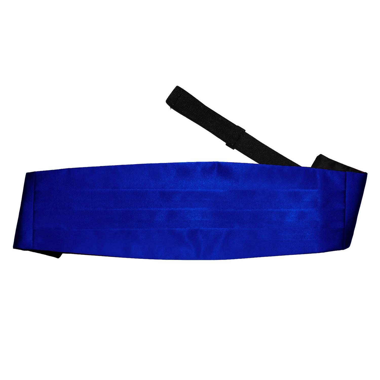 Royal Blue Plain Satin Cummerbund