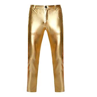 gold dress pants mens Gold Suit For Prom - Gold Blazer + Matching Pants + Men's Gold Tuxedo with  Two-Tone Design- Wedding - Prom