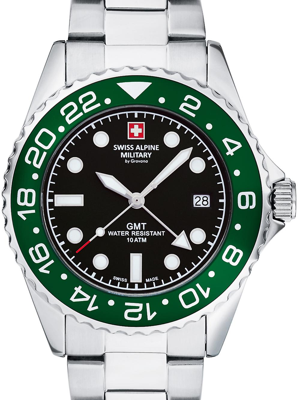 Mens Watch Swiss Alpine Military 7052.1133, Quartz, 42mm, 10ATM
