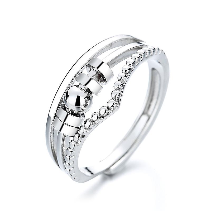 INF Adjustable Anti-Stress Ring with Rotatable Beads