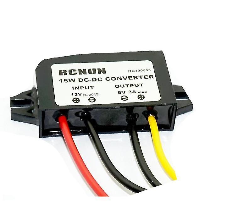 RC120503 Dc dc 12v To 5v 3a 15w Converter Module Micro Usb Step Down Power Output
