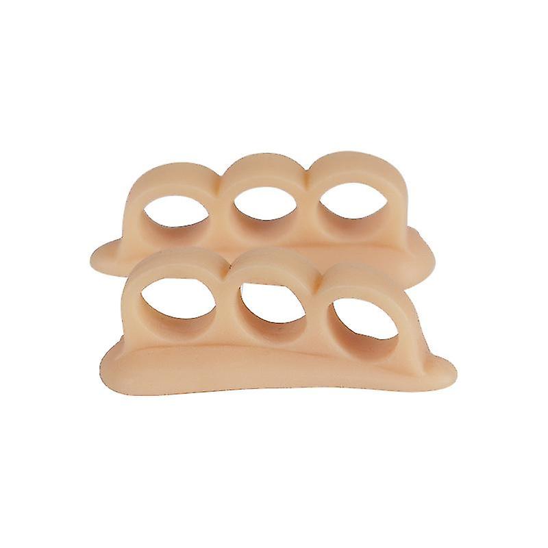 Toe Straightener And Corrector 4 Pack Soft Gel Crests Splints