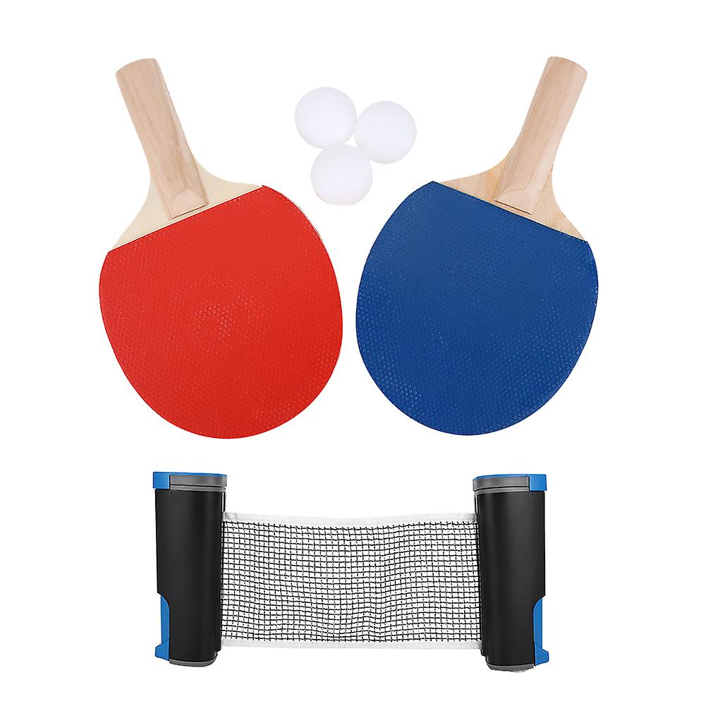 Portable Table Tennis Net Set with Metal Clamp Posts Ping Pong Ball Net Accessory