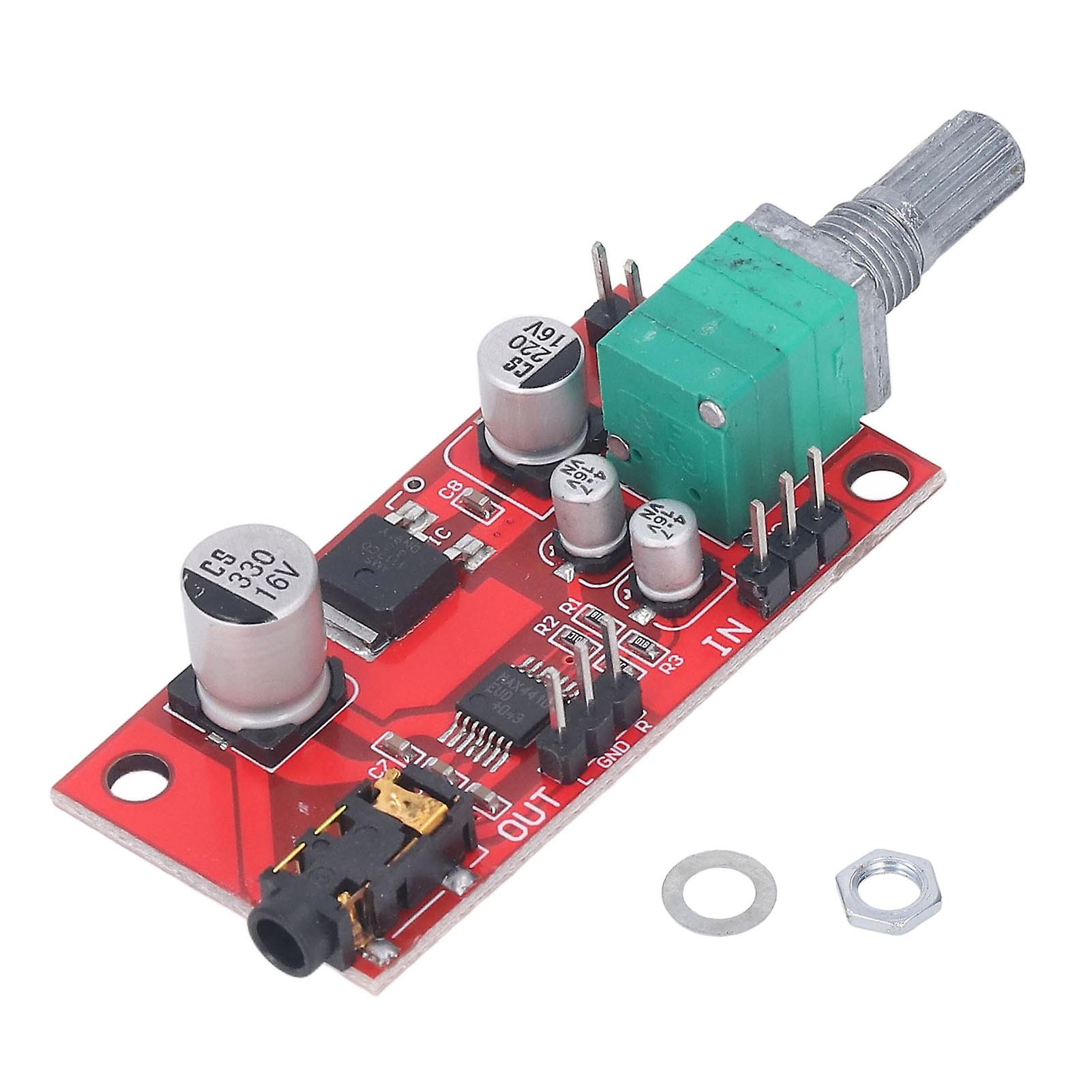 Mini Headphone Amplifier Module 3.5mm Interface Earphone Preamplifier Board DC 312V MAX4410