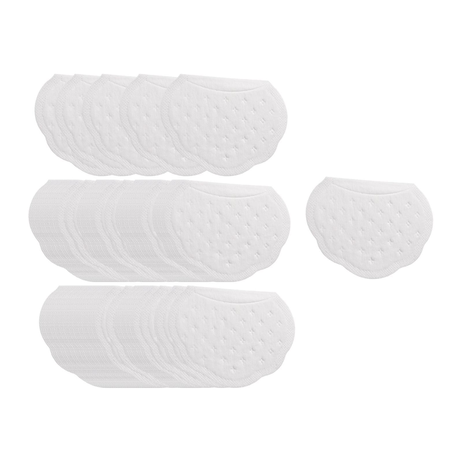 100x Underarm Sweat Pads Disposable Unflavored Non Visible for Summer Unisex