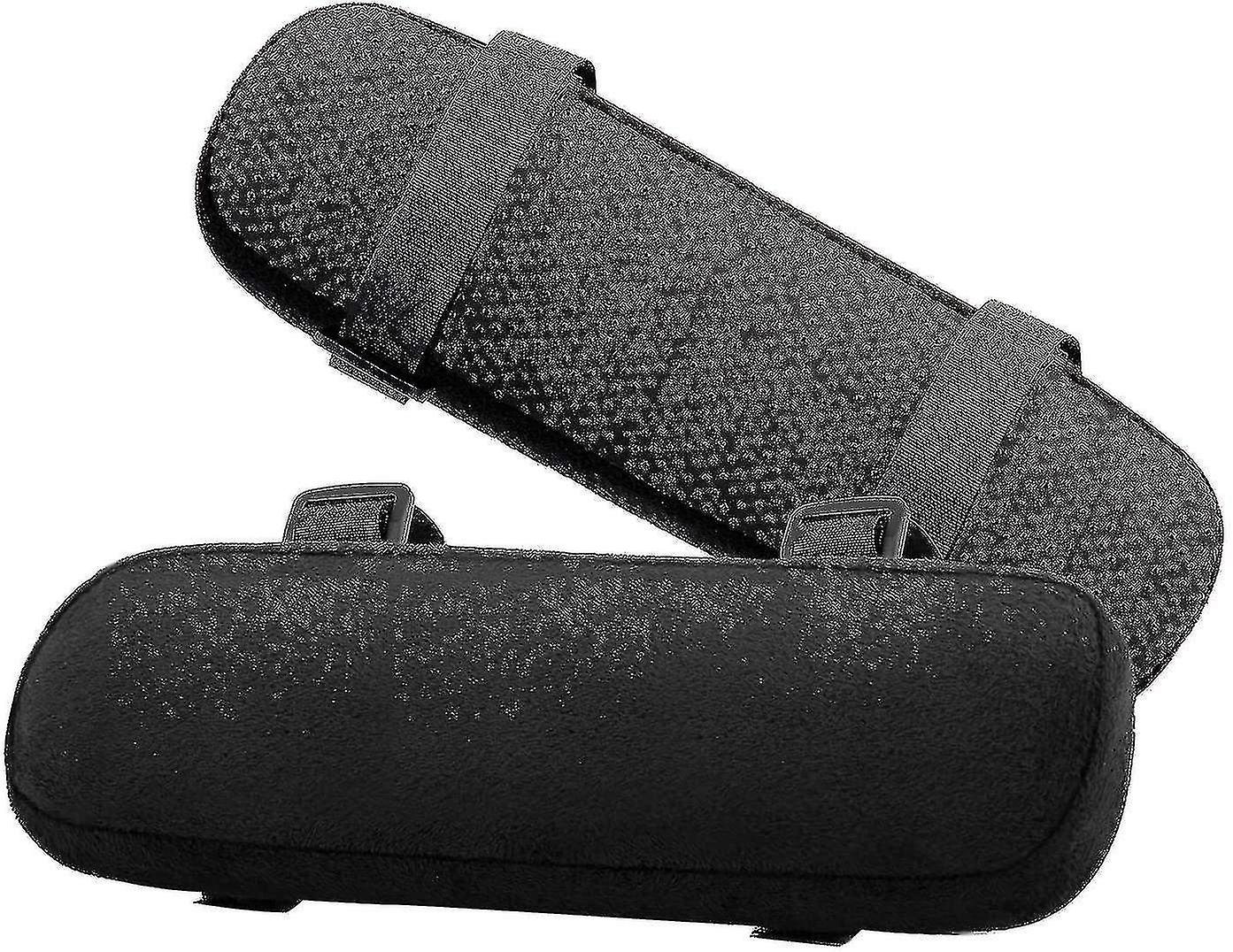 Chair Armrest Cushion,2 Piece Foam Soft Elbow Pillow Cushion-black