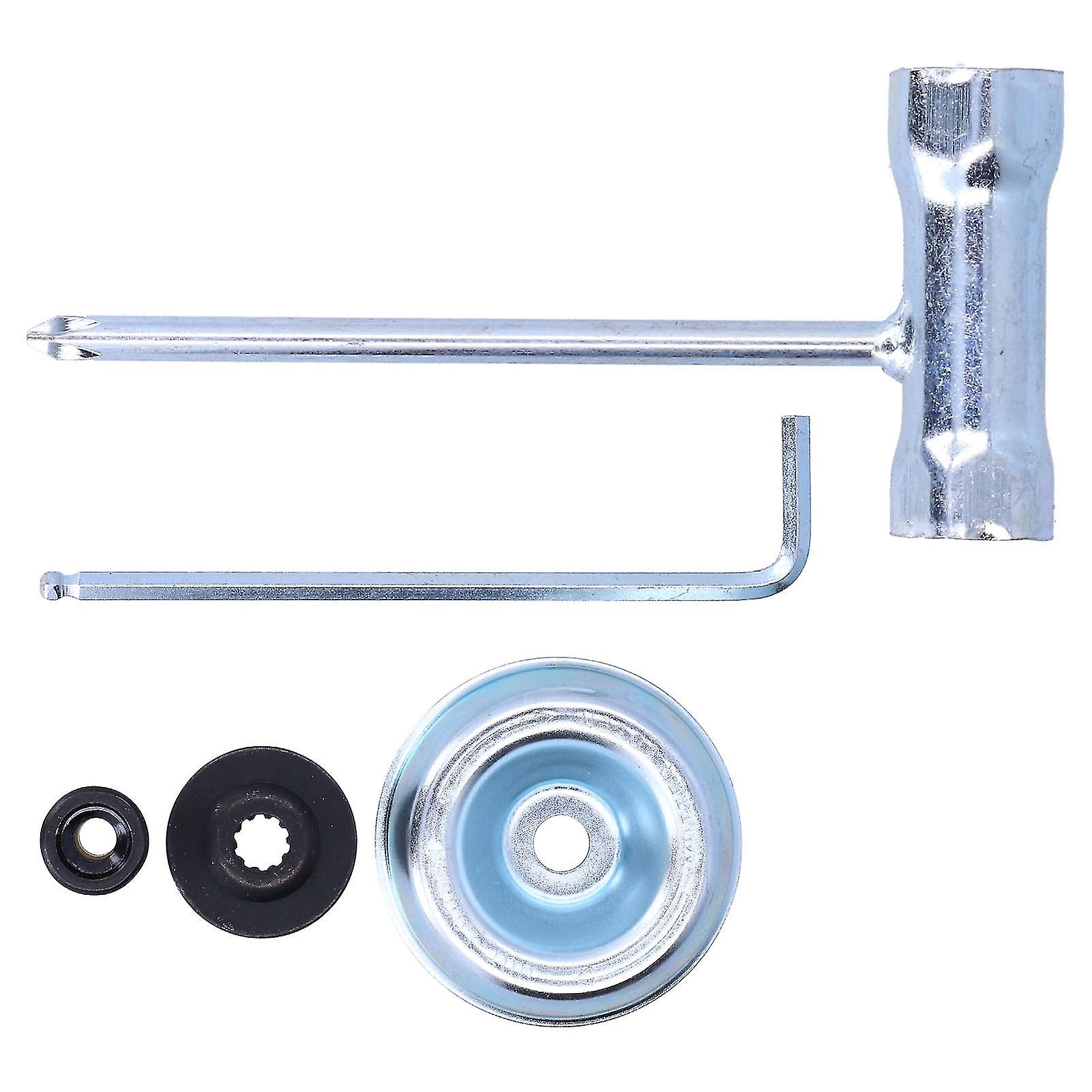 Touch Lawn Mower Accessory Blade Adapter Attachment Thrust Washer Wrench Kit Fit for STIHL FS120 200 250 Lawn Mower