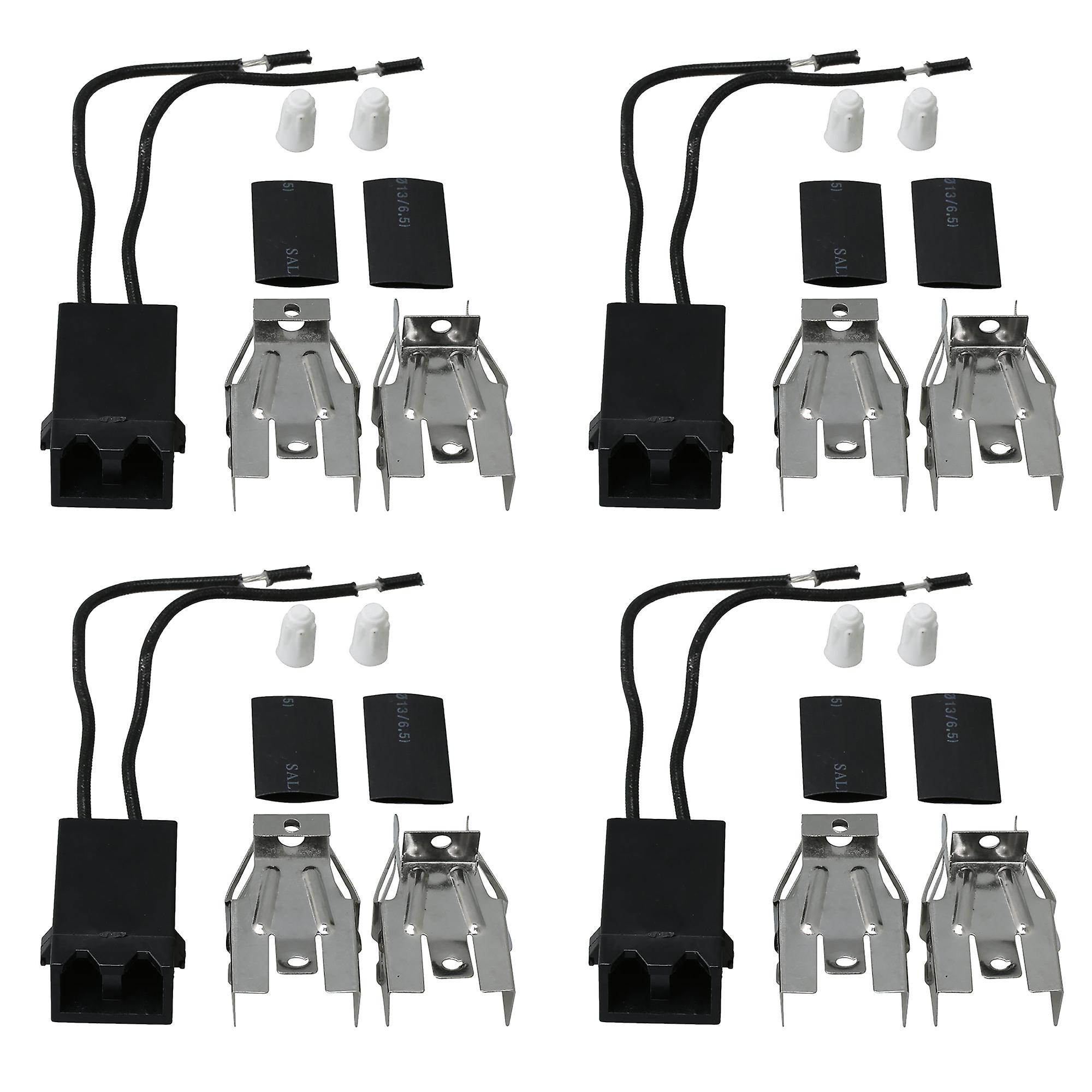 4 Set Burner Receptacle Kit Electric Stove 330031 Replacement for Amana