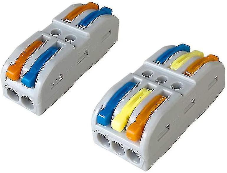 2-2, 3-3 Lever Nut Wire Connector Kit, Conductor (6 Pieces)