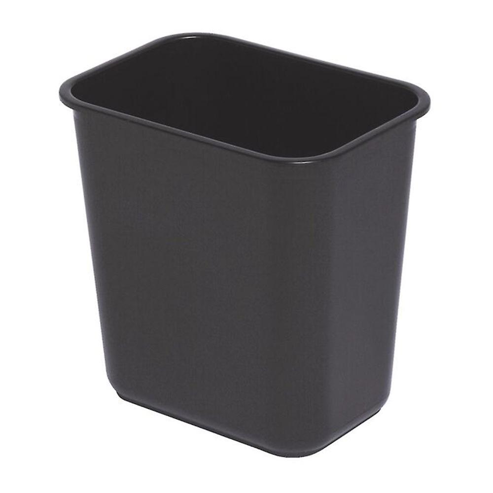 Marbig Enviro 垃圾桶 12L 耐用矩形圆角 黑色