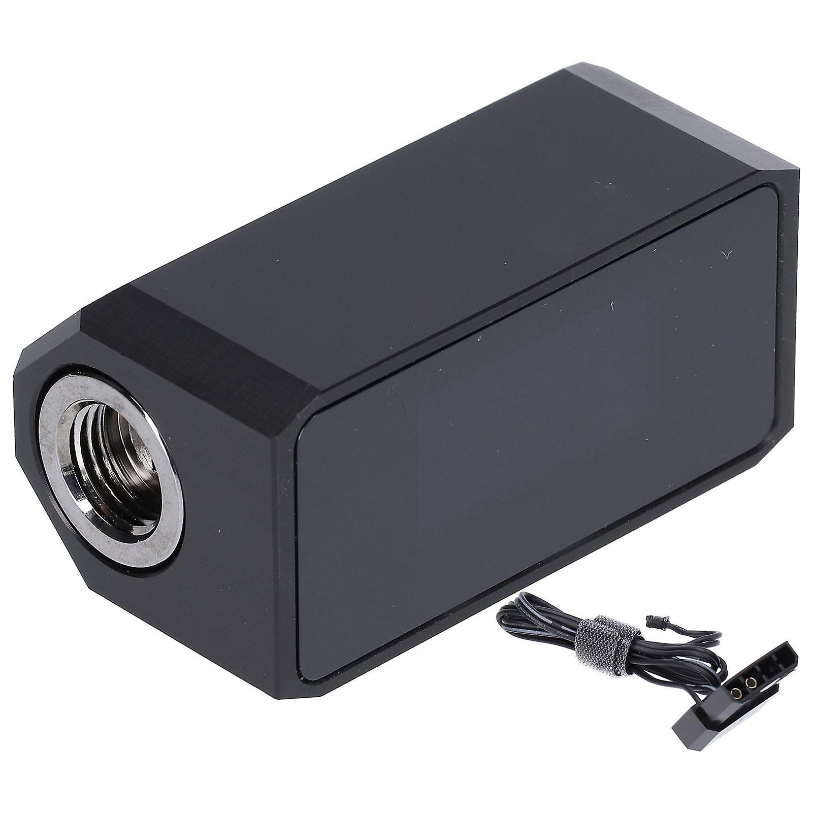 Water Cooling System Alarm with Digital OLED Display Flowmeter Thermometer 3 in 1