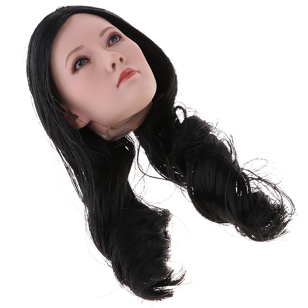 Scala 1:6 Bellezza Femminile Intaglio Testa Scultura per 12 POLLICI Action Figure A