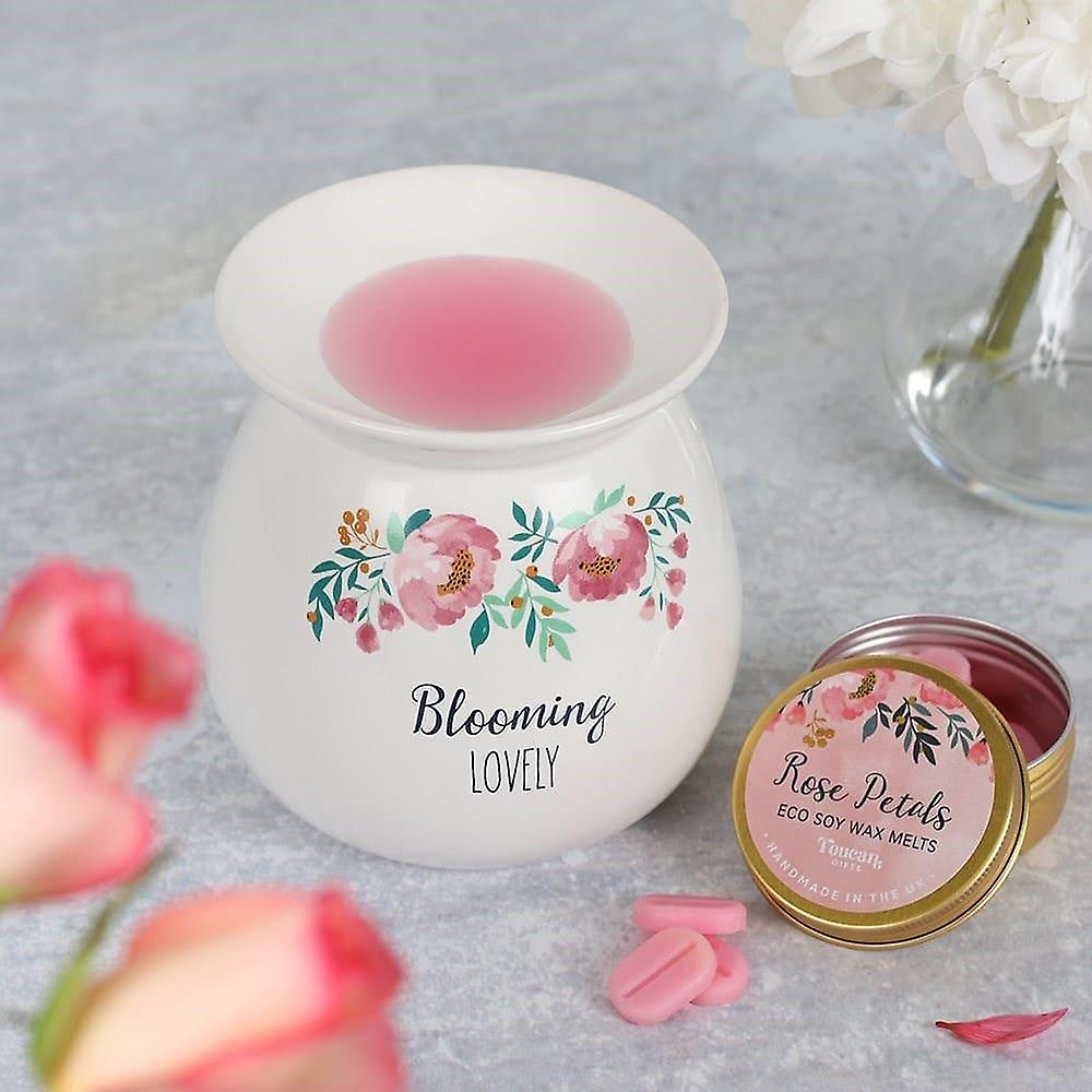 Blooming Lovely Wax Melt Burner Gift Set