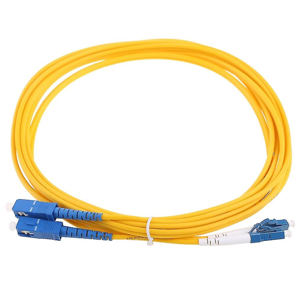 Duplex Single Mode Lc-sc Lc To Sc Fiber Patch Cord Jumper Cable Sm 3meters