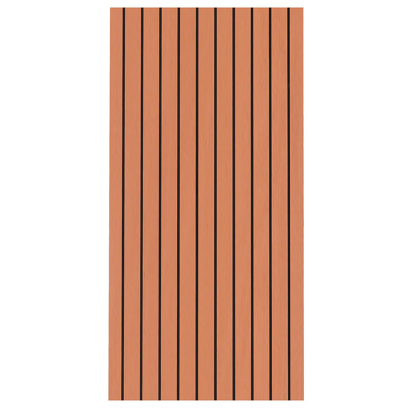 Boat Marine RV Flooring Mat EVA Foam AntiSlip Decking Sheet 240x60cm/94.5x23.6in(Light Brown Black )