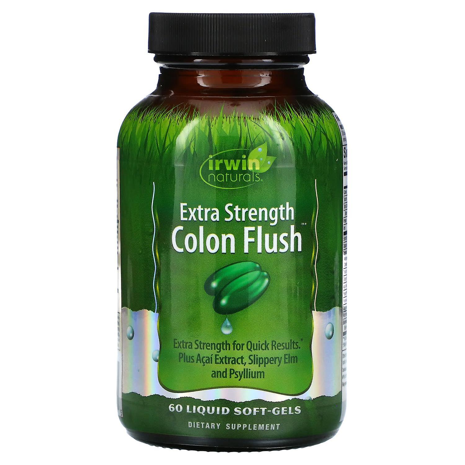 Irwin Naturals, Extra Strength Colon Flush, 60 Liquid Soft-Gels