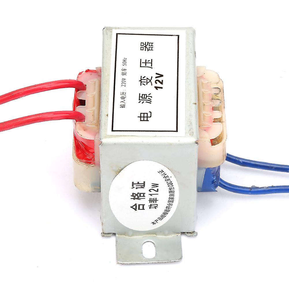 Single power transformer, output voltage 12V AC, input 12W, 220V 50Hz