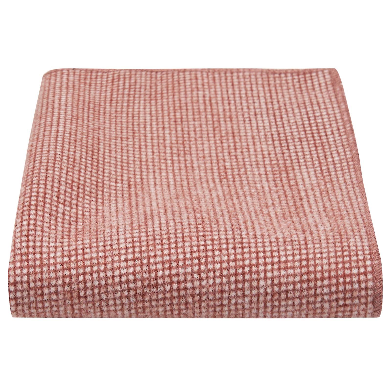 Dark Coral Waffle Pocket Square
