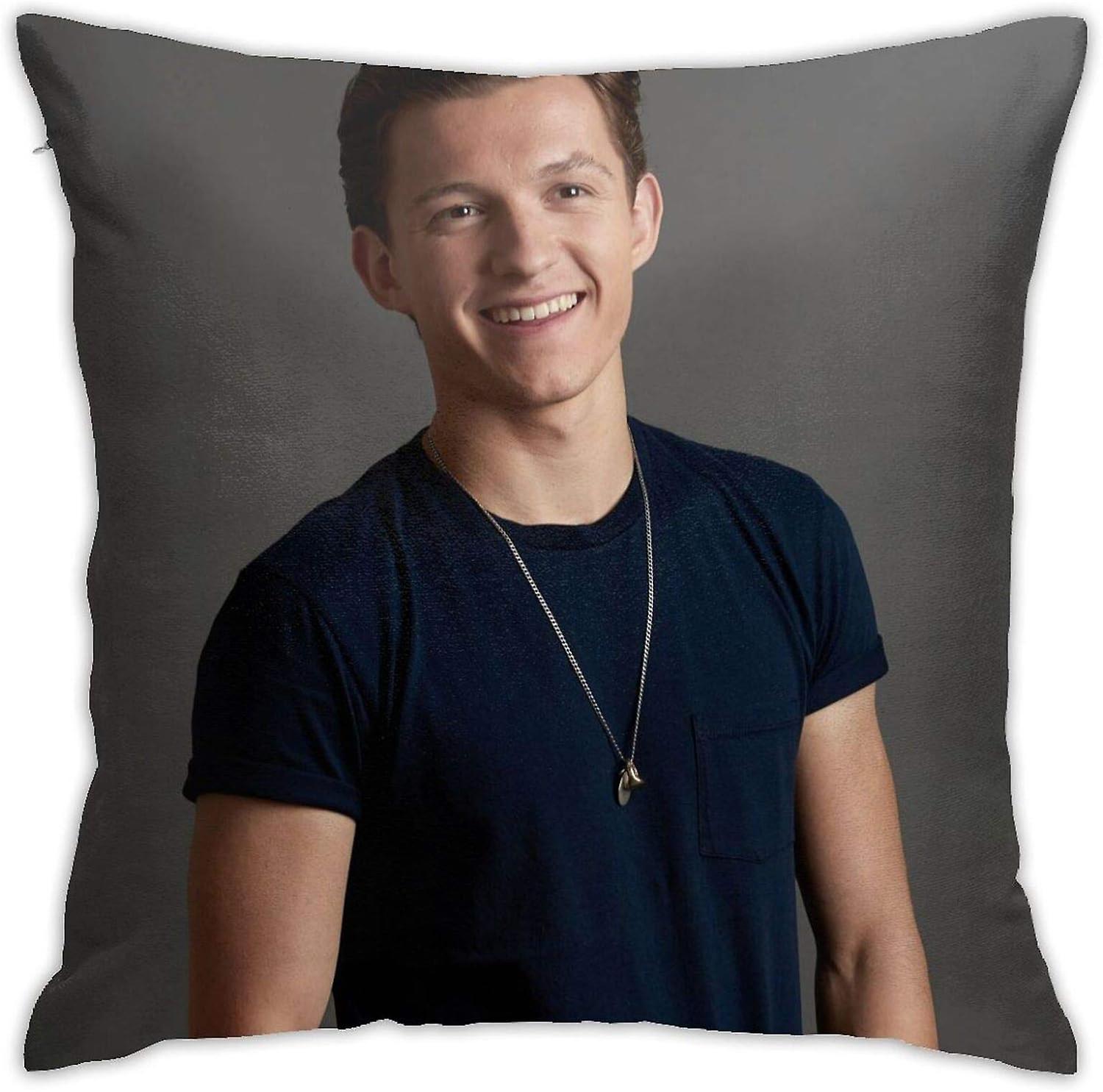 トムホランド枕カバースロー枕カバースクエアソファクッションカバー枕カバー18 x 18インチ-s413