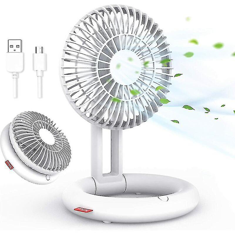 Folding Usb Fan, Mini Quiet Fan, Portable Silent Usb Fan 3 Speed Adjustable